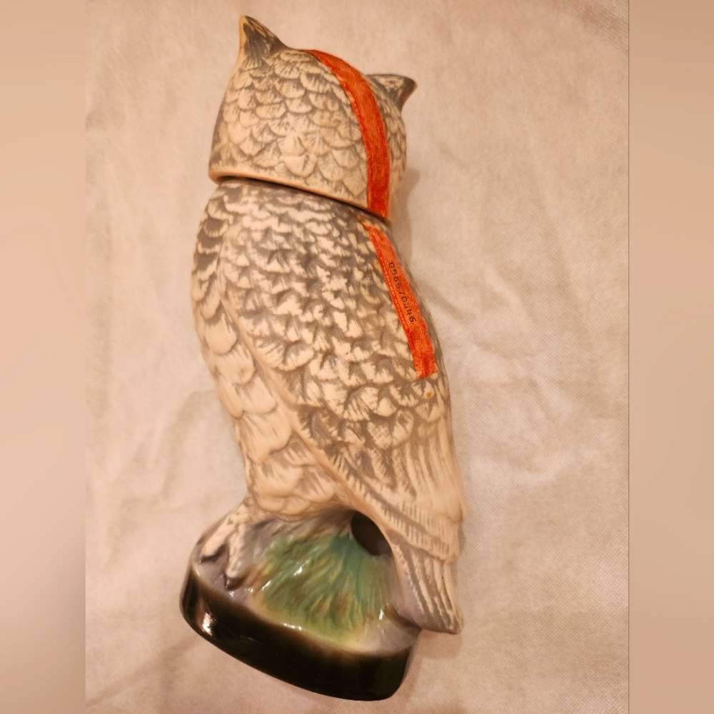 RARE VTG 1970s Jim Bean Decanter- Owl - Picture 3 of 4
